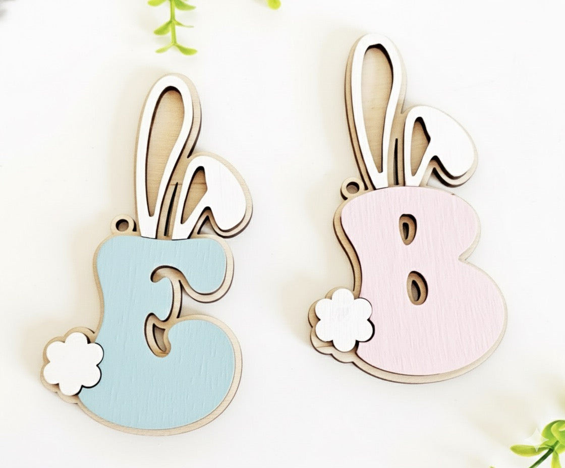 Letter Easter Tag