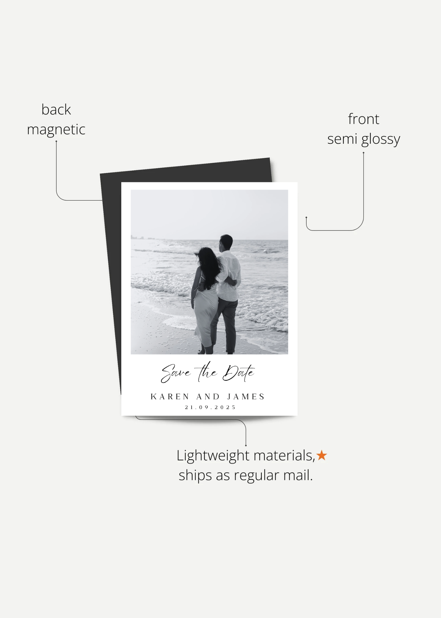 Custom Save The Date Magnet