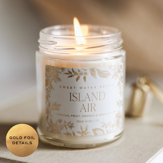 Island Air 9 oz Soy Candle - Home Decor & Gifts