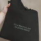 A beautiful day to avoid people embroidered crew