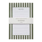 Striped Notepad - Stationery & Office Accessories