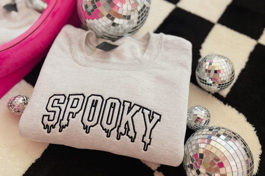 Spooky Embroidered Crewneck