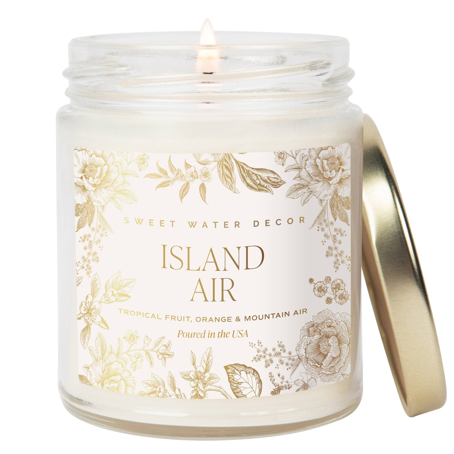 Island Air 9 oz Soy Candle - Home Decor & Gifts