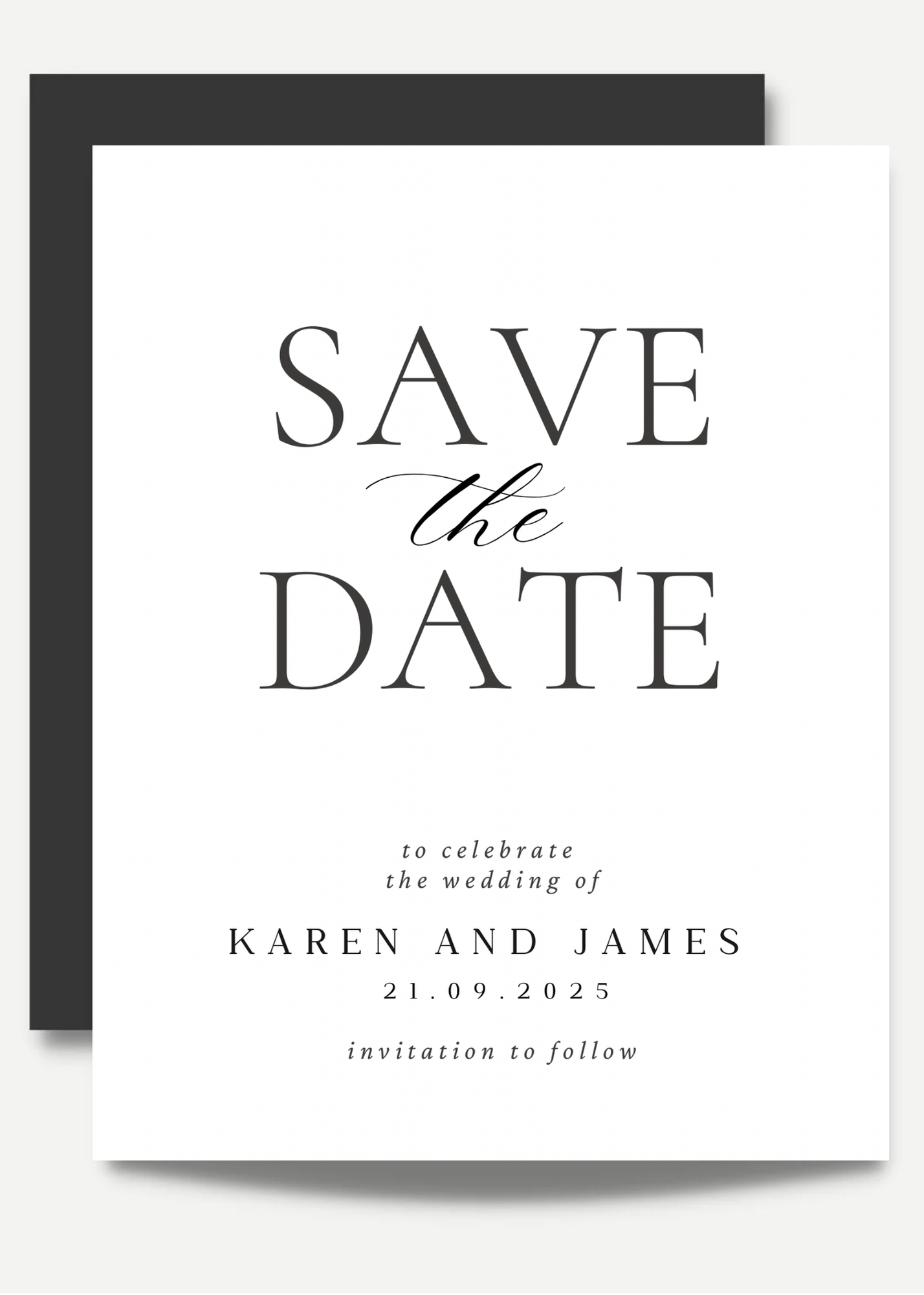 Custom Save The Date Magnet