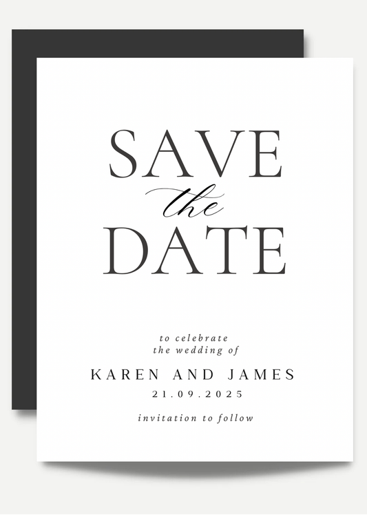Custom Save The Date Magnet